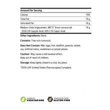 Load image into Gallery viewer, MCT OIL