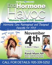 Load image into Gallery viewer, END HORMONE HAVOC: LIVE SEMINAR TUESDAY, NOVEMBER 4TH
